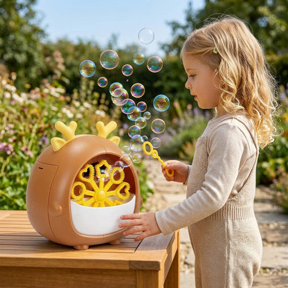 Deer Bubble Machine - Fun Outdoor Toy for Kids